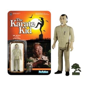 The Karate Kid - Mr. Miyagi Action Figure by Funko ReAction - NWT